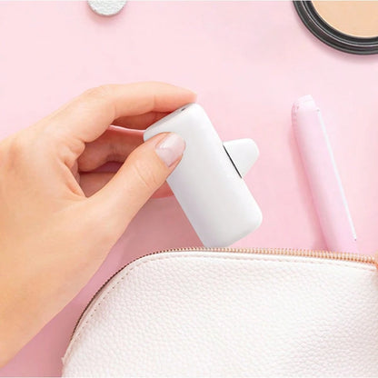Fast Charging Portable Power Bank Matching Style Phase 3 5000mAh Power Bank With A Lightweight, Compact Design Built-In Type-C Port Wireless Direct Charging And Fast Charging LCD Battery Indicator Wit