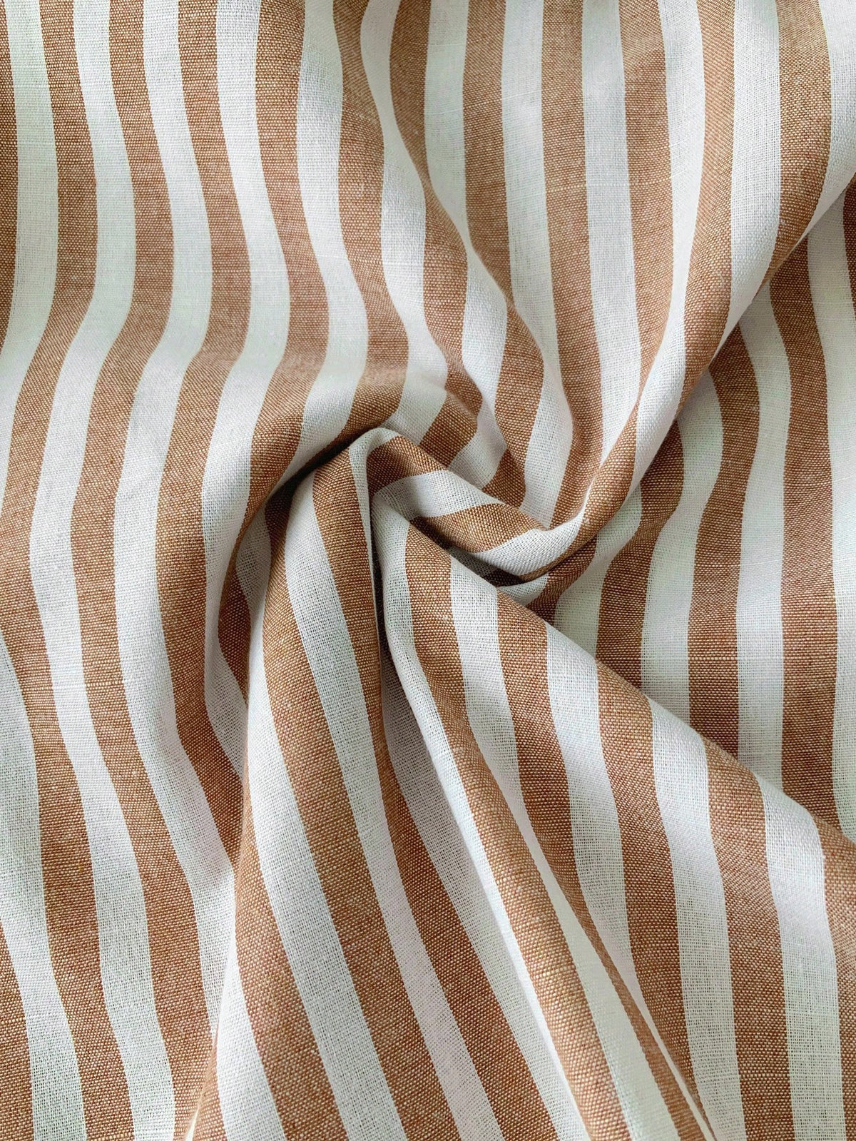 Flirla Striped Cropped Relaxed Casual Women Oversized Cuffed Sleeve Blouse, Linen Texture Women Shirt Cotton