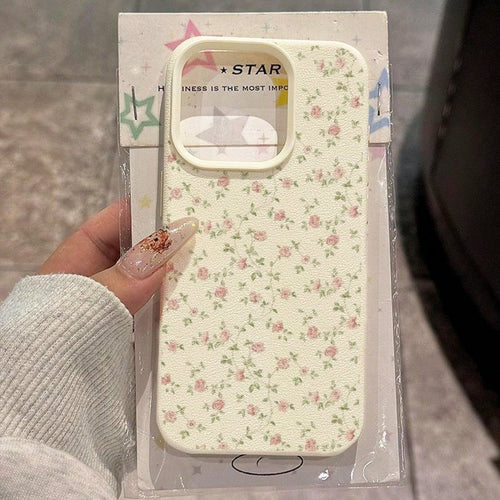 Floral Elements TPU Fashion Phone Cases Material 1pc Elegant Purple Floral Pattern Phone Shockproof Case Compatible With Iphone/ Smartphones International Version Not The Domestic Version Spring Gift