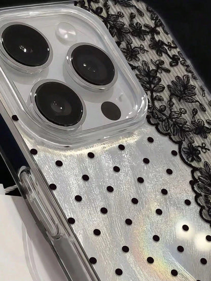 Floral Painted Elegant New Feather Chiffon Silver Minimalist Fashion Phone Case Compatible With IPhone 17/17 Pro Max, 15, 16/16 Pro, 15 Pro Max, P13, P14, P11 Soft Case, P12, XS, XR, 7/8, 7/8 Plus, S2