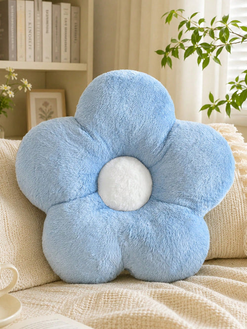 Flower Throw Pillow, Soft Decorative Sofa Chair Bed Cushion, Adult Bedroom Living Room Flower Floor Mat Pillow