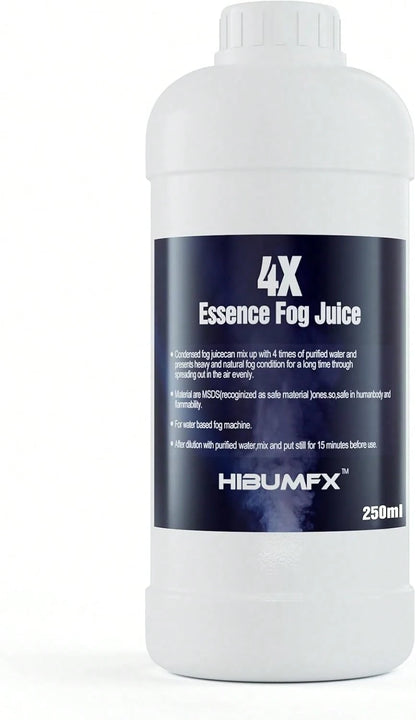 Fog Juice- Condensed Water Mixable Fog Machine Fluid Smoke Solution For Water Based Fog Machine- Great For DJ Party And Garden (250ml)