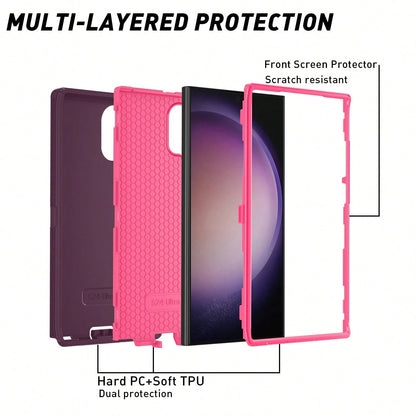 FOGEEK Military-Grade Shockproof Basic 3-In-1 Heavy Duty Protective Case With Shock-Proof Drop-Proof And Anti-Slip Features Waterproof Anti-Fall Scratch Resistant Birthday Gift