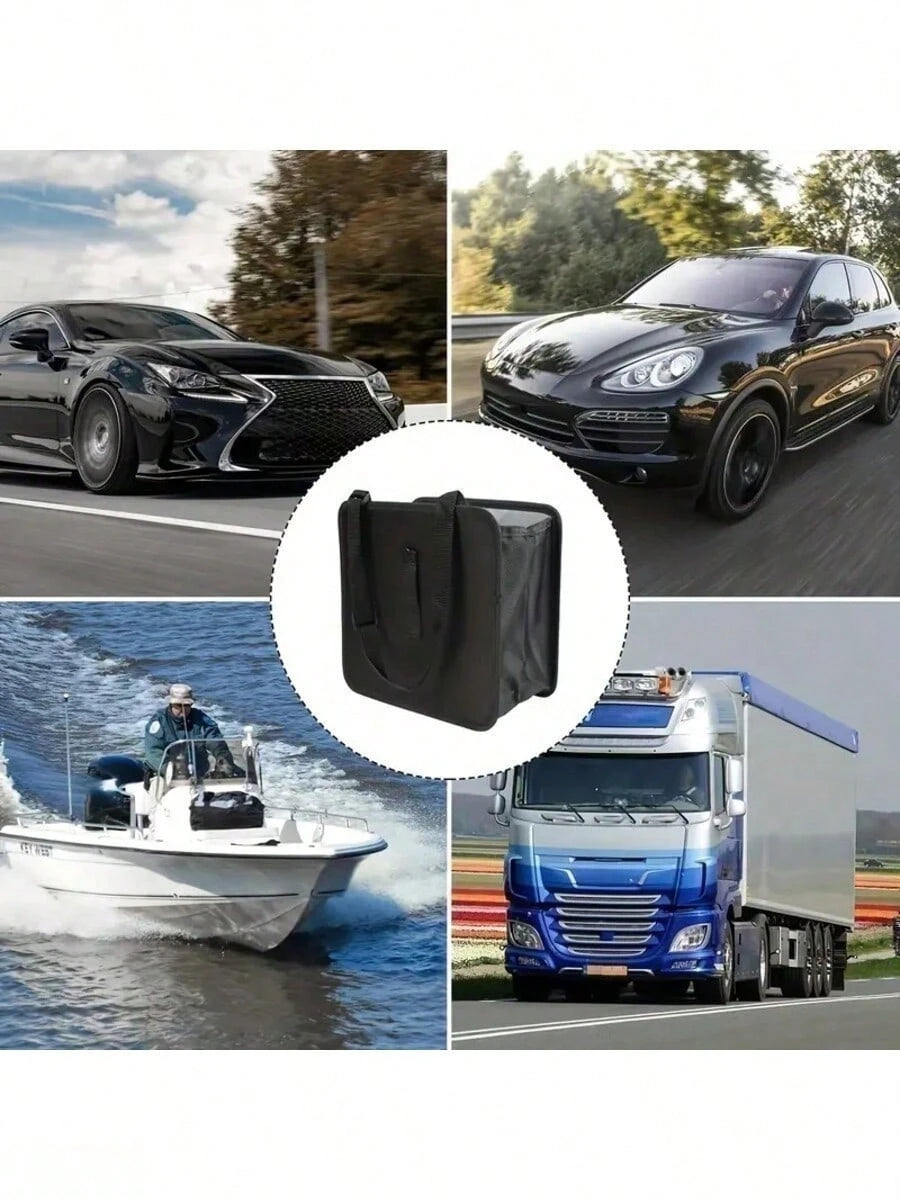 Foldable Car Trash Can, Large Capacity Hanging Waterproof Leak-Proof Car Garbage Bag, Car Interior Accessory, Unisex Gift