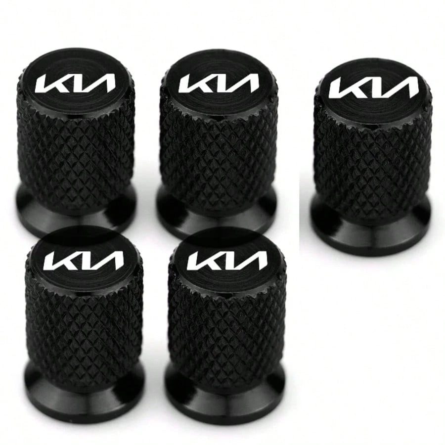 For KAI Car Accessories 5pcs Metal Mesh Valve Protection Components, Valve Caps, Offered Compatible