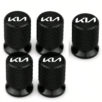 For KAI Car Accessories 5pcs Metal Mesh Valve Protection Components, Valve Caps, Offered Compatible