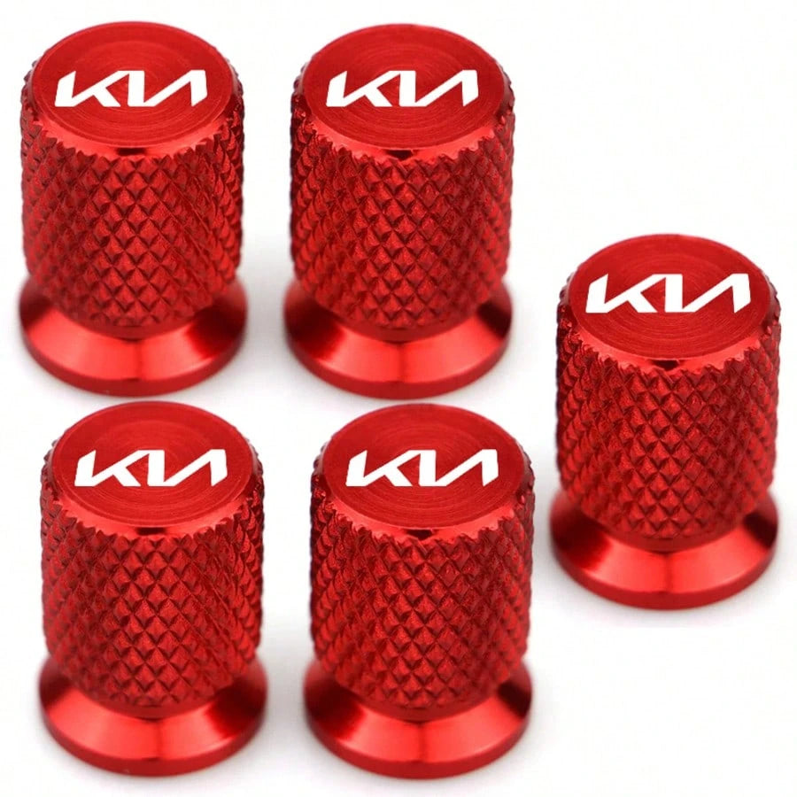 For KAI Car Accessories 5pcs Metal Mesh Valve Protection Components, Valve Caps, Offered Compatible