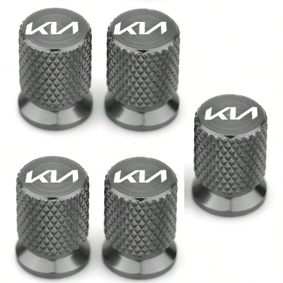 For KAI Car Accessories 5pcs Metal Mesh Valve Protection Components, Valve Caps, Offered Compatible