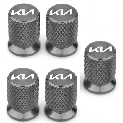 For KAI Car Accessories 5pcs Metal Mesh Valve Protection Components, Valve Caps, Offered Compatible