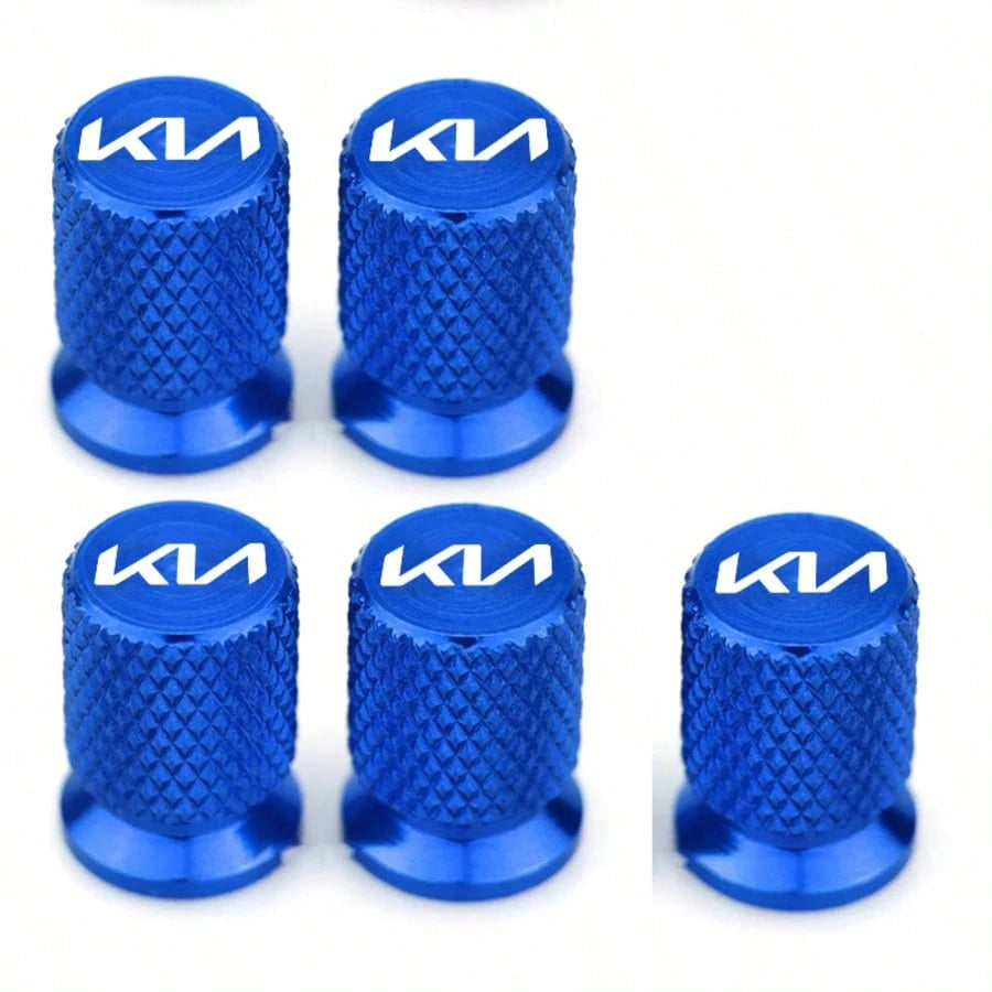 For KAI Car Accessories 5pcs Metal Mesh Valve Protection Components, Valve Caps, Offered Compatible