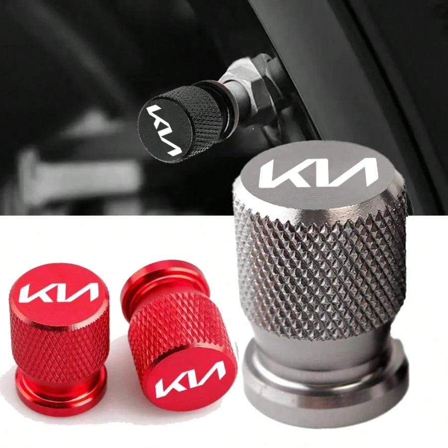For KAI Car Accessories 5pcs Metal Mesh Valve Protection Components, Valve Caps, Offered Compatible