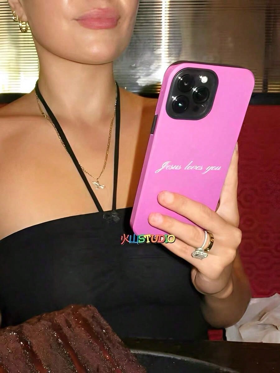 Foundation, Jesus Loves You. Film Two-In-One Matte Texture Phone Case Suitable For Compatible With Iphone16, 15, 14, 13, 12, 11, PRO MAX