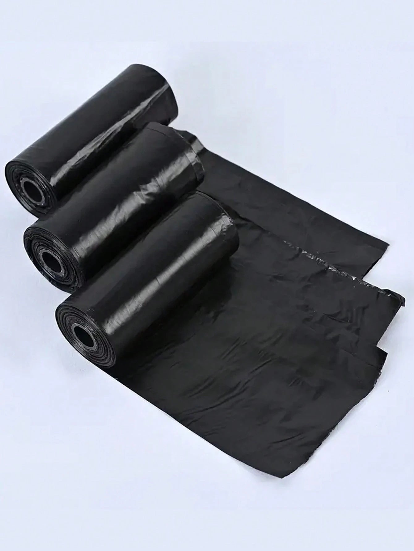 Four Roll Car Trash Bags (60 Pcs), Premium Mini & Small Trash Bags, Waterproof Litter Garbage Bag Organizer, Suitable For Car & Desktop Trash Cans Thickened Plastic Bag