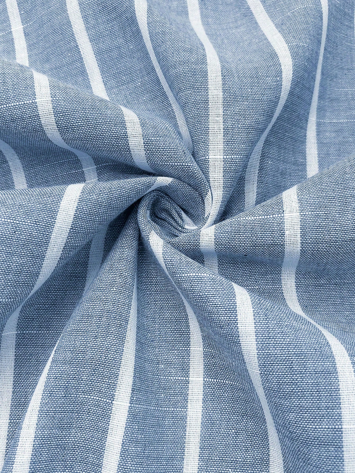 Franclia Casual Daily Sky Blue Striped Traceable Cotton Bamboo Elastic Waistband Decorative Women's Spring And Autumn Trousers Fall Cloth For Women