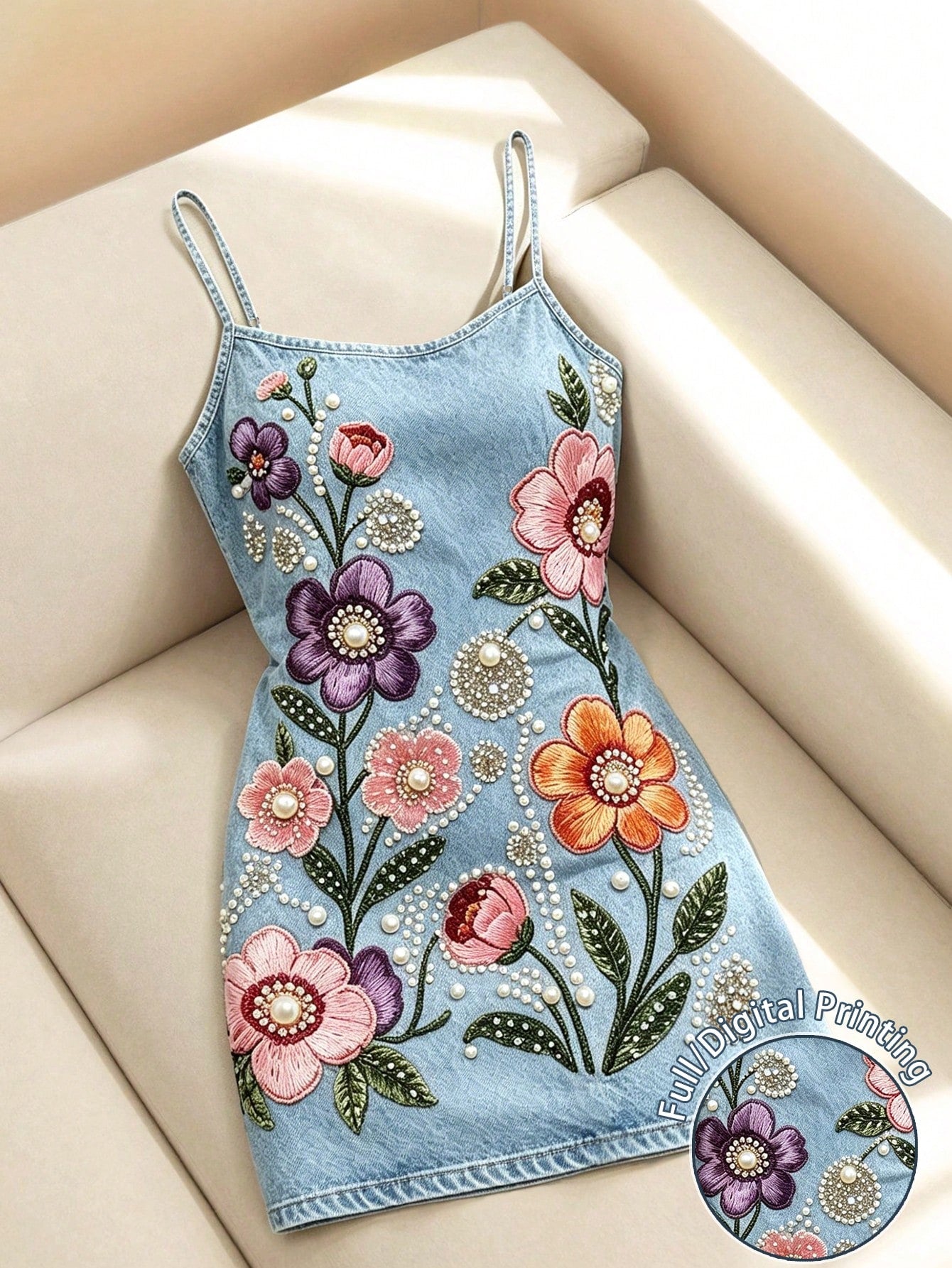 Franclia Women's Clothing, Women's Dress, Trending Now, Fashion Dress, Fashion Cami Dress, Y2K Mini Dress, Streetwear Women, Floral Pattern, Streetwear Dress