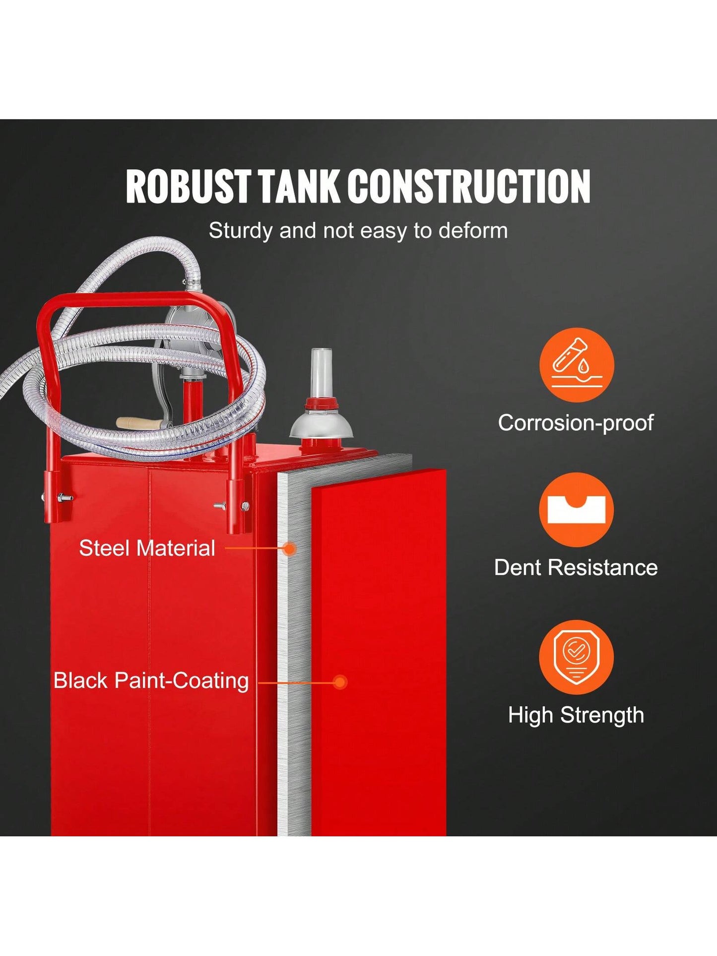 Fuel Caddy, 30 Or 35 Gallon, Gas Storage Tank On 2 Or 4 Wheels, With Manuel Transfer Pump, Gasoline Fuel Container For Cars, Lawn Mowers, ATVs, Boats, More, Red/Yellow/Blue/Black