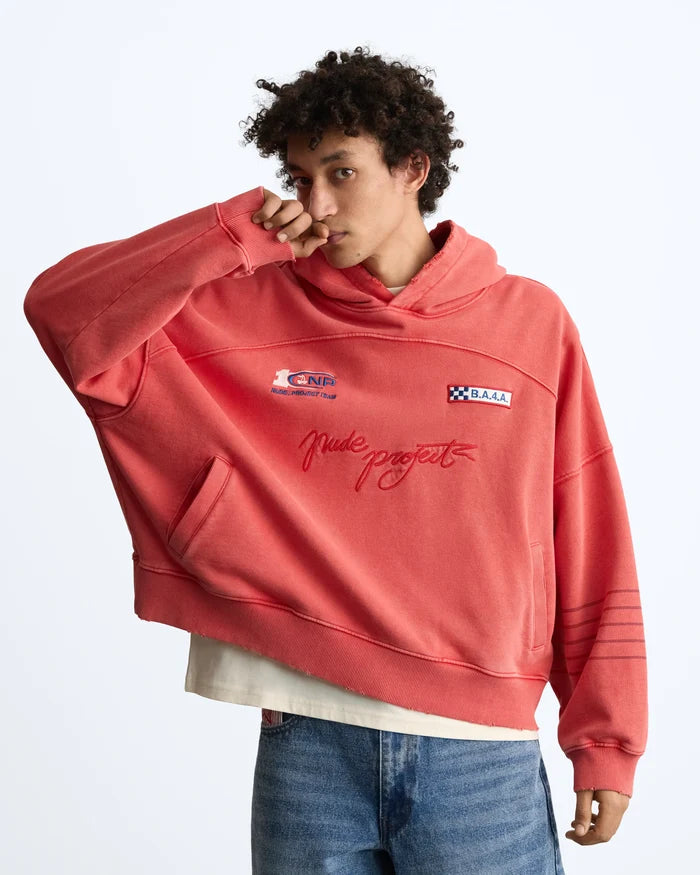 Fuel Hoodie Washed Red