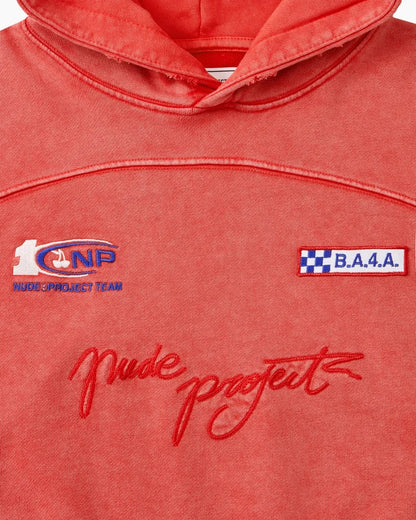Fuel Hoodie Washed Red