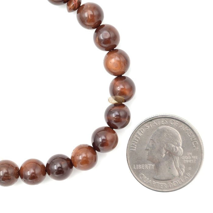 Genuine Kuka Round-shaped 33 Beads with Sandal Moon Alif Design
