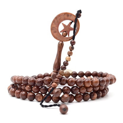 Genuine Kuka Round-shaped beads with Sandal Moon Alif Design Choose Sizes 6 to 9mm