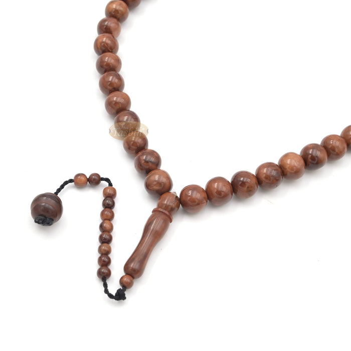 Genuine Large Kuka Misbaha - Round 12 mm Natural Color 99 count
