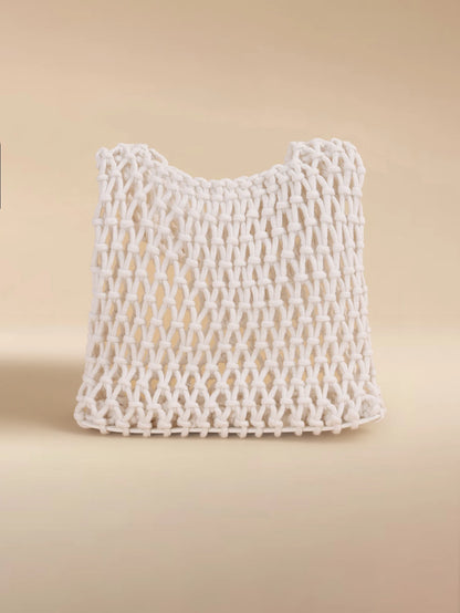 Glizzene Casual Woven Hollow-Out Handbag, Stylish Knitted Tote Bag For Women, Beach Bag, Beach Purse, Perfect For Summer, Vacation & Daily Use, Travel Must Haves