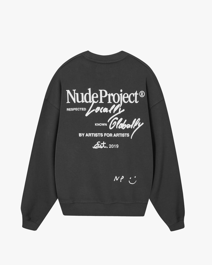 Global Soon Sweatshirt Ash