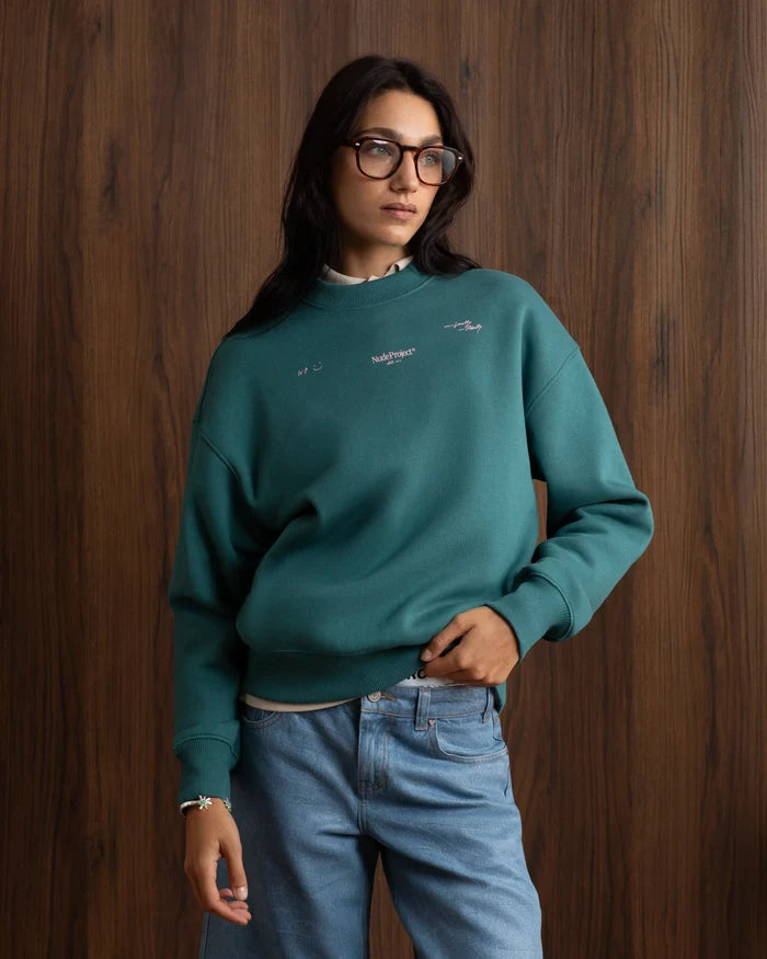 Global Soon Sweatshirt Bottle Green