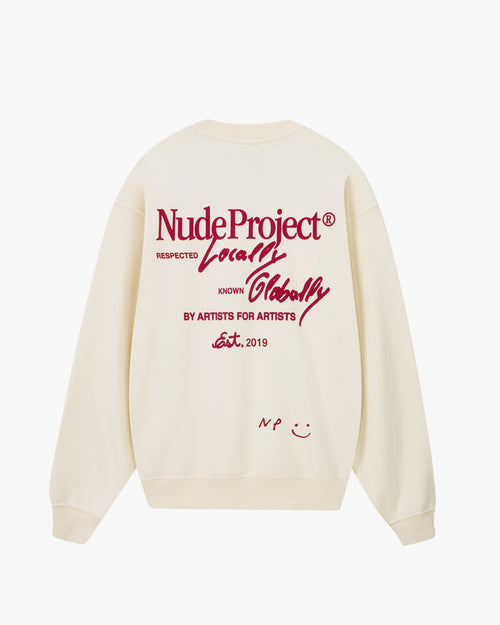 Global Soon Sweatshirt Marshmallow