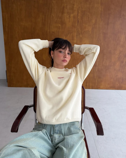 Global Soon Sweatshirt Marshmallow