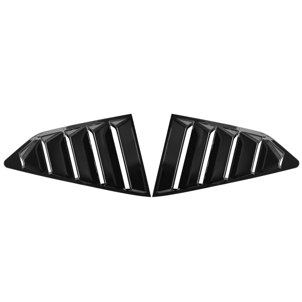 Gloss Black Window Louver Compatible With 2016-2024 Chevy Camaro Window Visor Guards Sun Shade Cover Rain Windshield Louvers Car Accessories