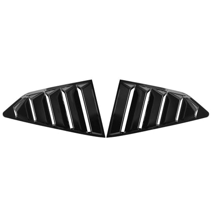 Gloss Black Window Louver Compatible With 2016-2024 Chevy Camaro Window Visor Guards Sun Shade Cover Rain Windshield Louvers Car Accessories
