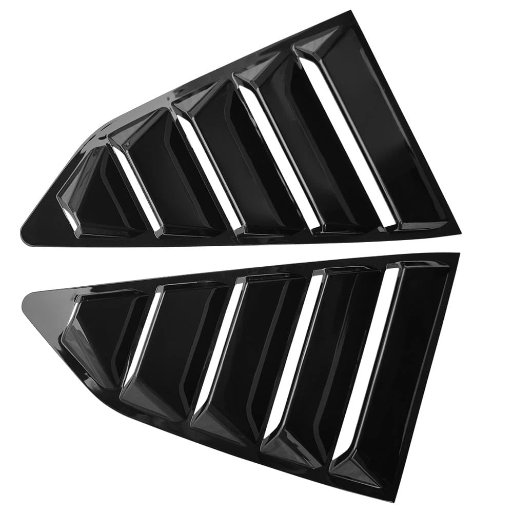 Gloss Black Window Louver Compatible With 2016-2024 Chevy Camaro Window Visor Guards Sun Shade Cover Rain Windshield Louvers Car Accessories
