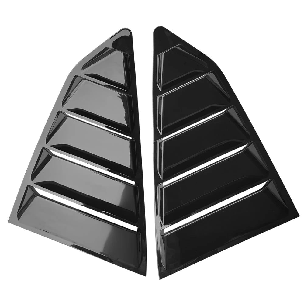 Gloss Black Window Louver Compatible With 2016-2024 Chevy Camaro Window Visor Guards Sun Shade Cover Rain Windshield Louvers Car Accessories