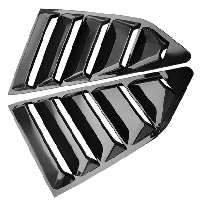 Gloss Black Window Louver Compatible With 2016-2024 Chevy Camaro Window Visor Guards Sun Shade Cover Rain Windshield Louvers Car Accessories
