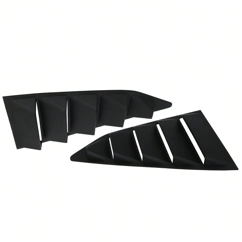 Gloss Black Window Louver Compatible With 2016-2024 Chevy Camaro Window Visor Guards Sun Shade Cover Rain Windshield Louvers Car Accessories