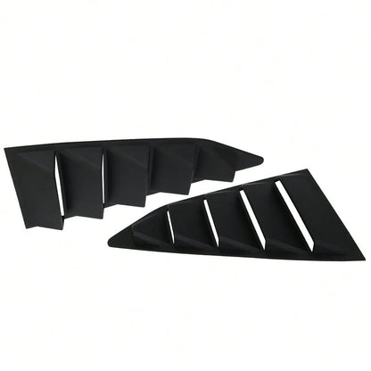 Gloss Black Window Louver Compatible With 2016-2024 Chevy Camaro Window Visor Guards Sun Shade Cover Rain Windshield Louvers Car Accessories