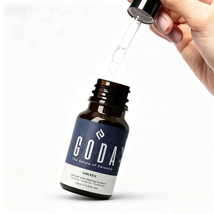GODA Fragrance Essence Oil, Brown Glass Bottle+Dropper Design, Extremely Convenient To Use! Suitable For Daily Or Special Occasions. Relax The Body And Mind, Enhance The Atmosphere. Simple Bottle Body