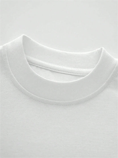 Got Fly Yesterday Today Tomorrow Text Graphic Casual Soft Short Sleeve Pure Cotton 220gsm T-Shirt