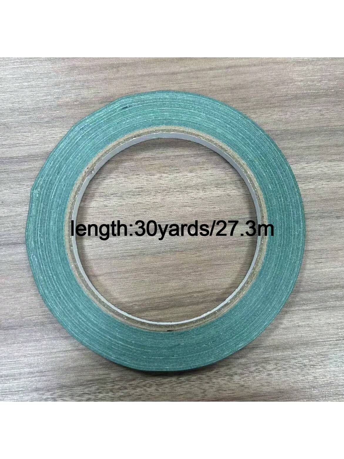 Green Floral Tape High Quality Waterproof Floral Tape Flower Tape For Bouquet Stem Wrapping And Floral Crafts Flower Arrangements Supplies For Bouquet Stem Wrap 6mm 12mm 30yards