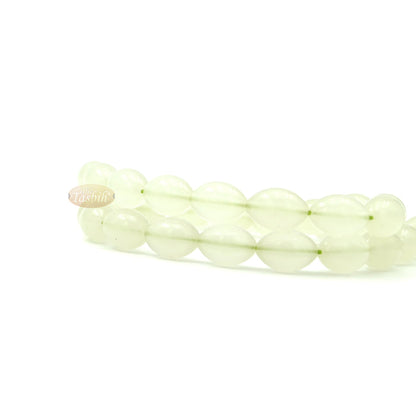Green Glow-In-The-Dark Plastic Tasbih - 12x9 mm Prayer Beads Subha