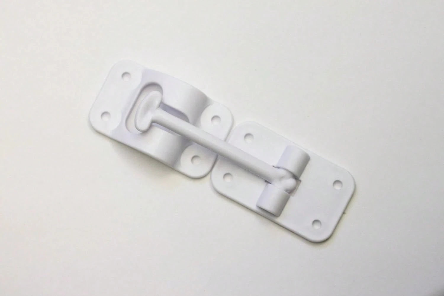 H. Bowes 2 Pack: RV T-Style Door Holder Catch 3-1/2" For Latch Holder Camper Trailer Cargo Hatch White