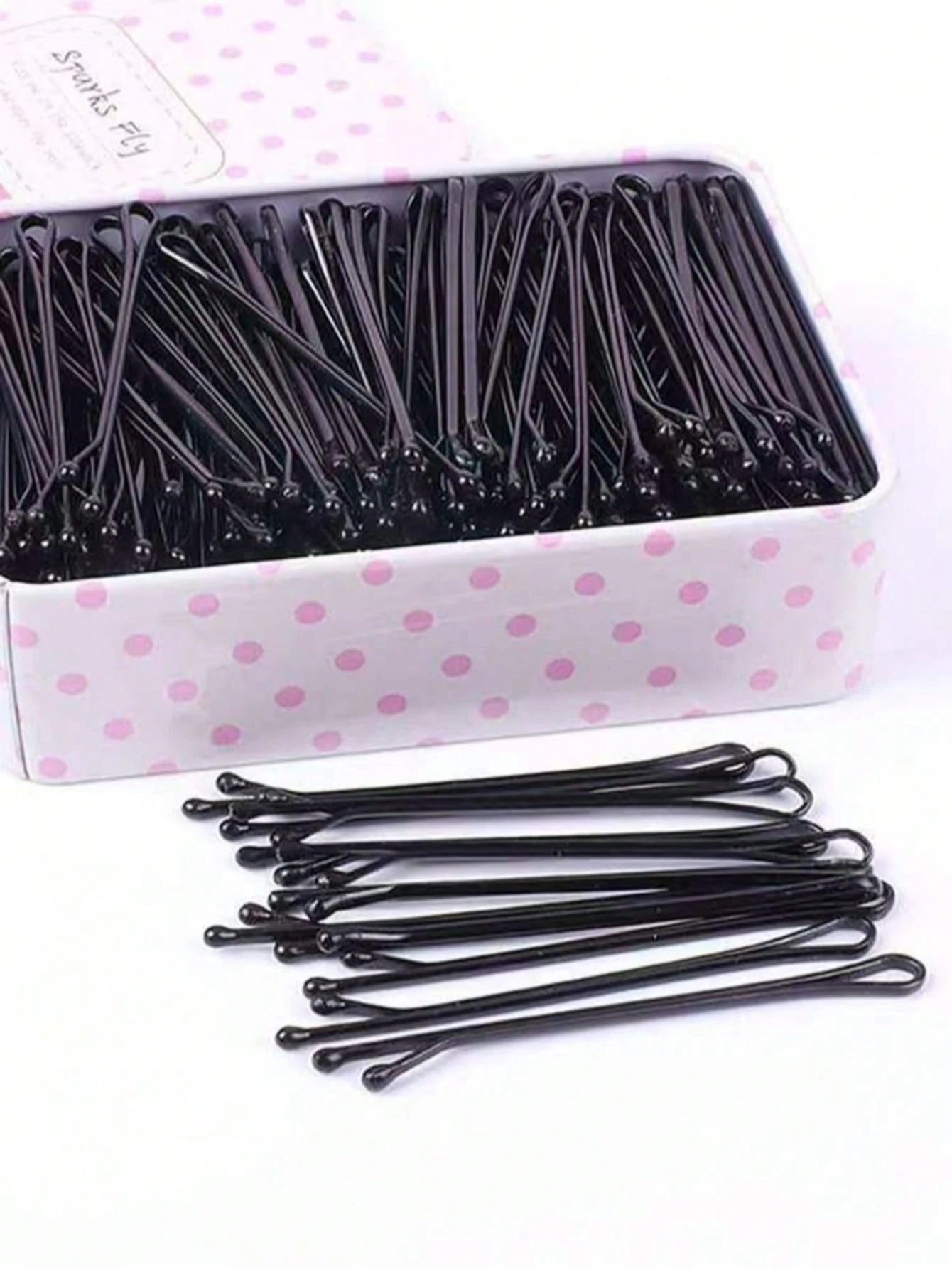 Hair Bun Styling Tools Black Hair Clips Flat Clips No Packaging Box 50pcs Random Styles