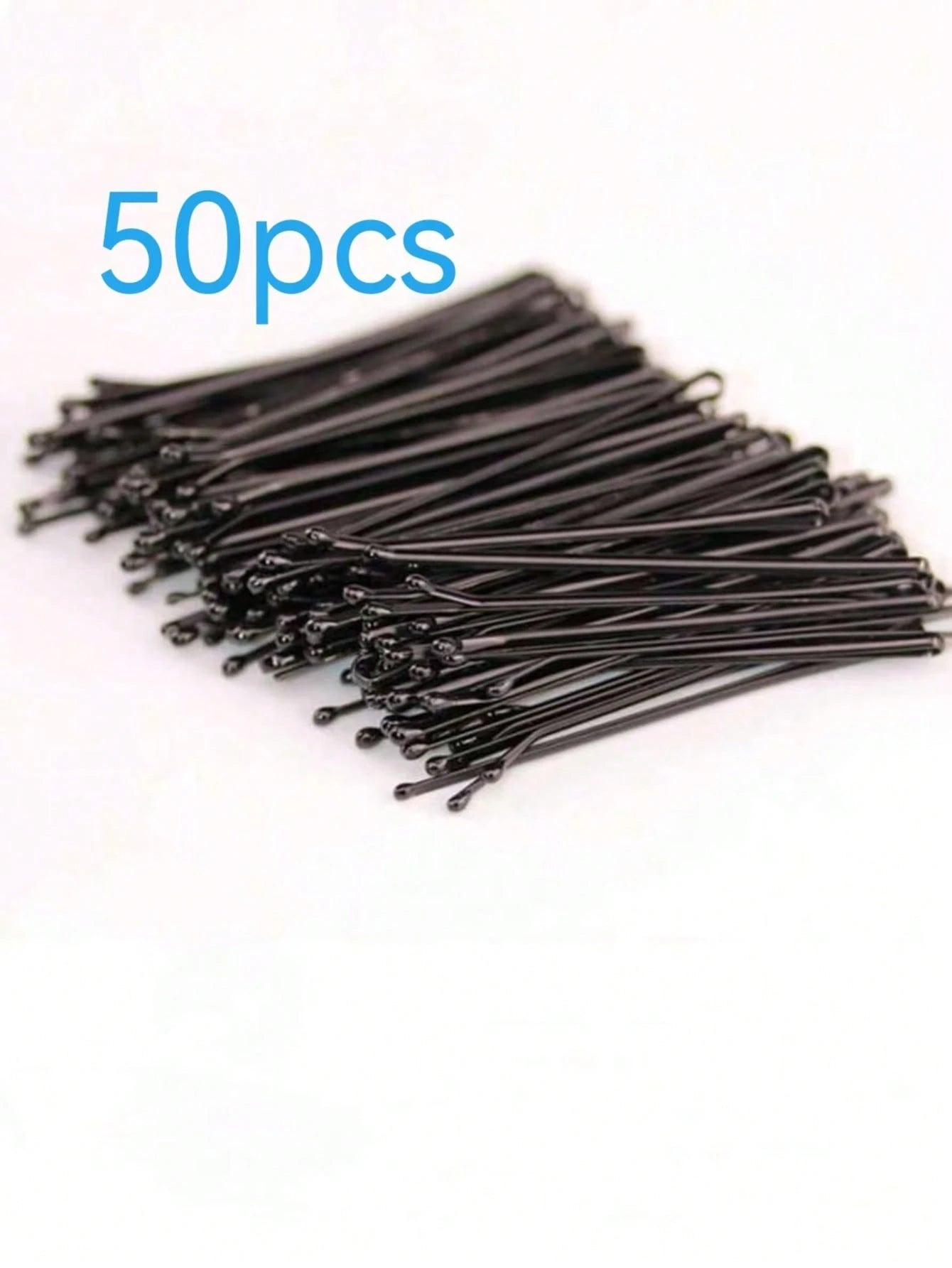 Hair Bun Styling Tools Black Hair Clips Flat Clips No Packaging Box 50pcs Random Styles
