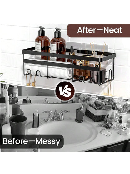 Halloween Decorations, Shower Caddies 2 Pack- Adhesive Hanging Shower Shelf- Bathroom Organizers And Storage, No Drilling Stainless Shower Shelves For Home Decor, Bathroom Accessories