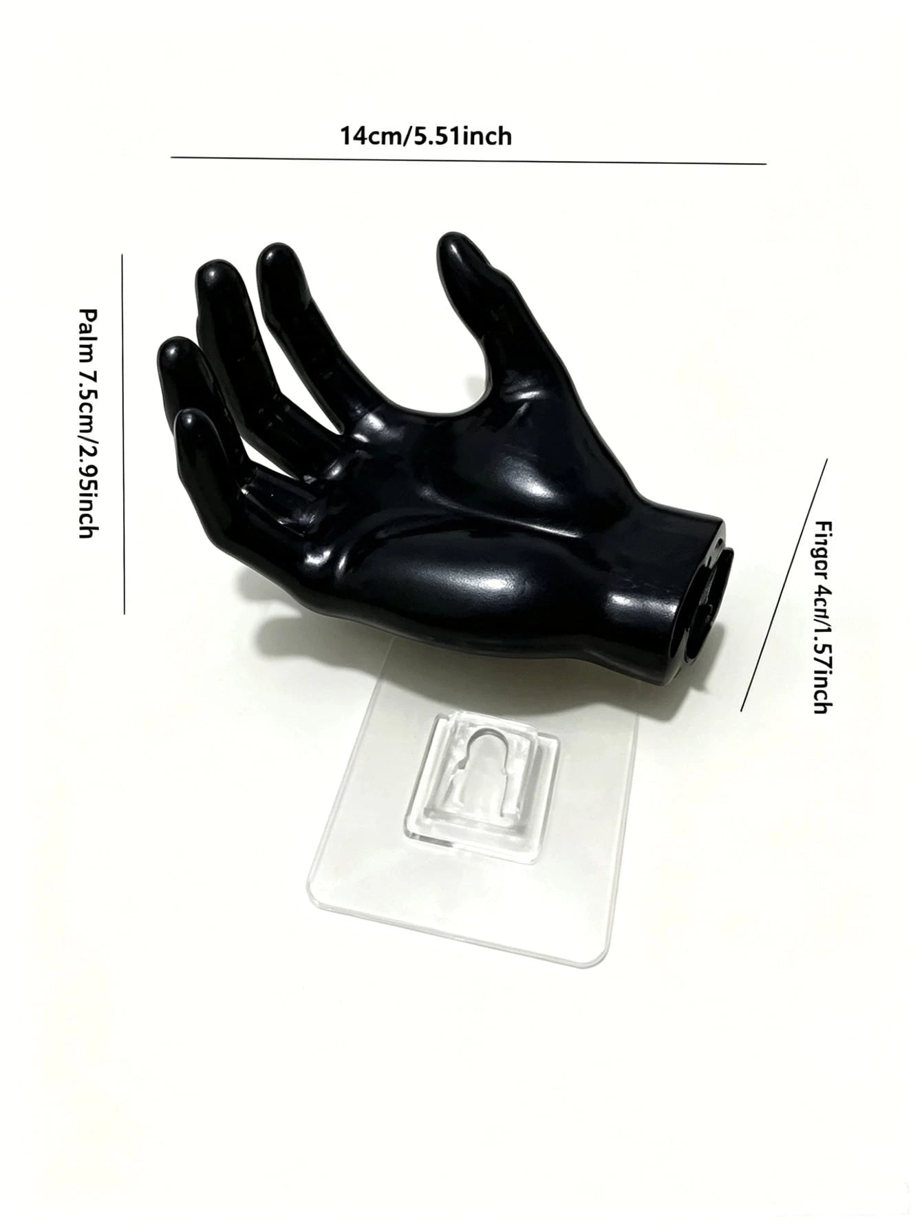 Hand-Shaped Storage Rack, Creative Palm Design Wall-Mounted Jewelry Organizer, Soap Dish, Suitable For Bathroom, Bedroom, Vanity, Back To School And Halloween