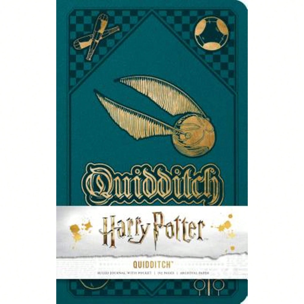 Harry Potter: Quidditch Hardcover Ruled Journal (Hardcover) By Insight Editions