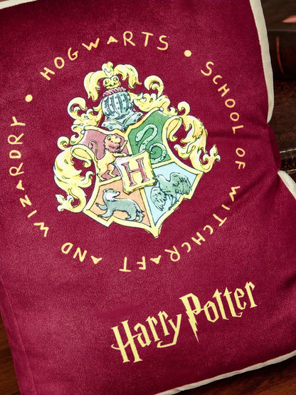 HARRY POTTER X 1Pc Book Throw Pillow, Plot Printing, Schoolbag Shape, Suitable For Sofa, Room, Car, Soft Pillow, Throw Pillow