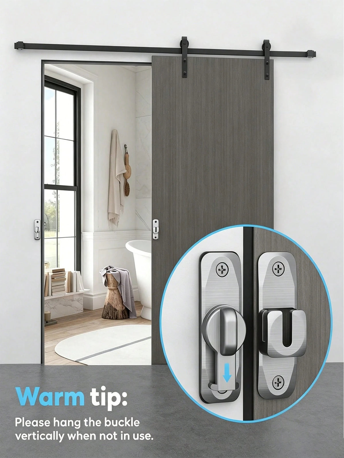 Heavy-Duty Metal Hasp Latch With 4 Screws – 5 Packs, 90/180-Degree Rotating Security Latch; Suitable For Barn Doors, Sliding Bathroom Doors, Garages, Bedrooms, And Cabinets – Durable, Pry-Resistant Do