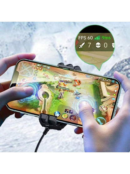 High Airflow Phone Cooler With USB Cable, Suitable For Various Sizes Of Phones, Reduces Phone Lag, Clip-On Design, Low Weight, Low Noise For Mute Game E-Sports Gaming Accessories